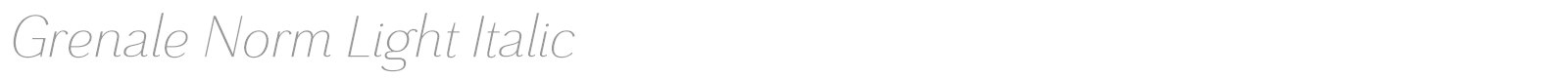 Grenale font preview